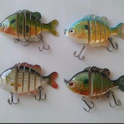 Lifelike Swimbaits 4 Pack Lot