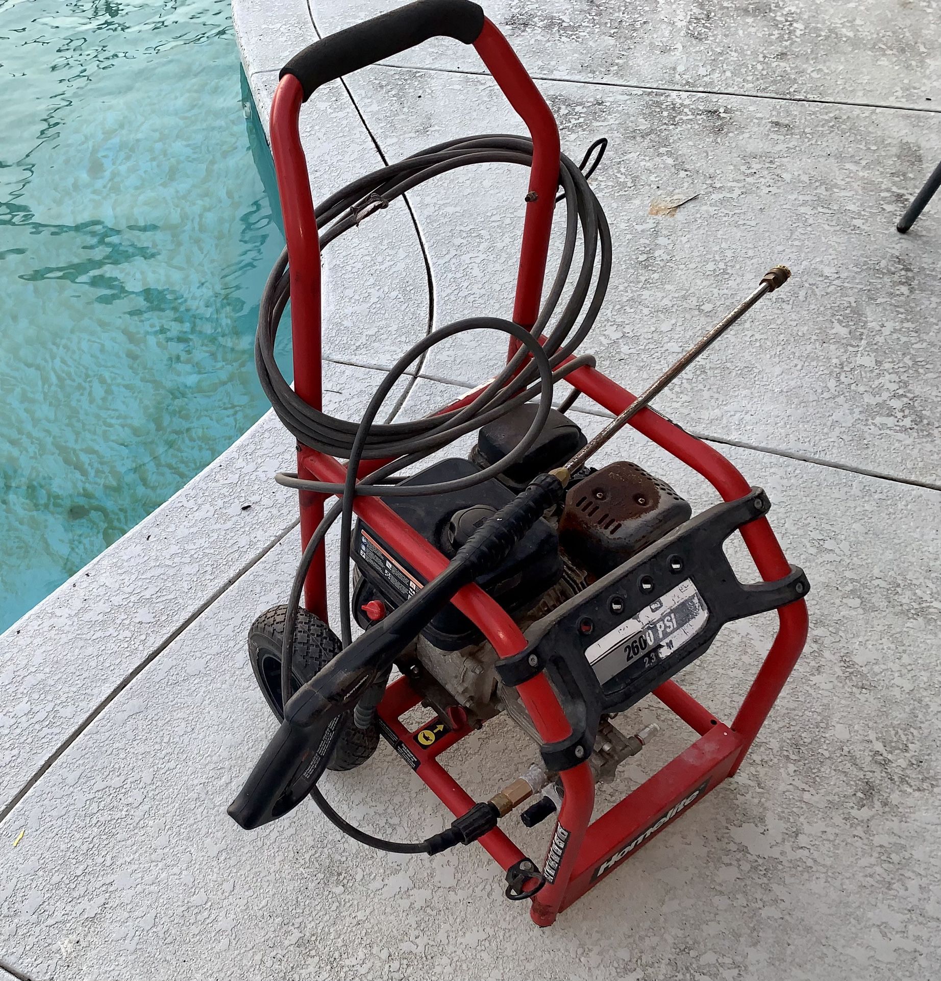HONDA 2600psi Pressure Washer Frame by Homelite 179cc HONDA ENGINE Runs