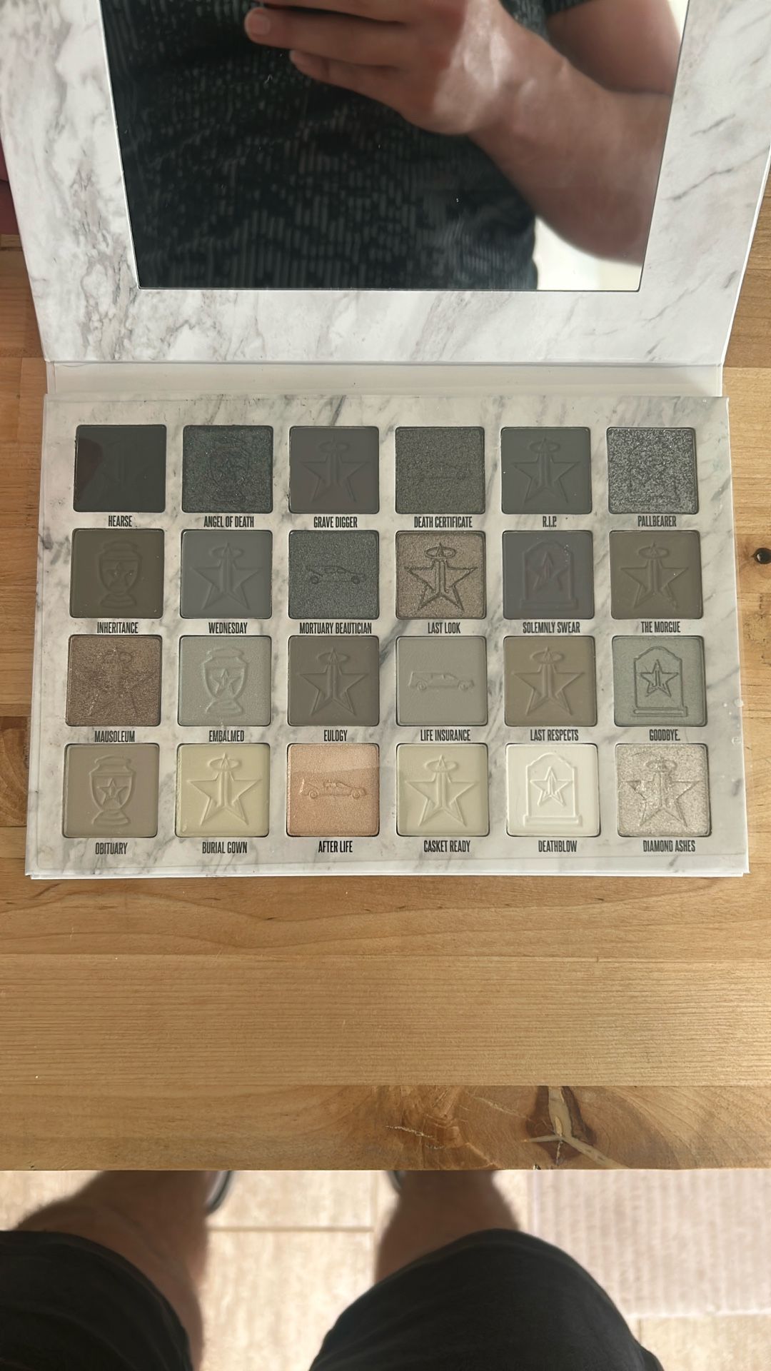Jeffrey Star Cremated Eye Shadow Palette 