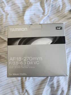 Tamron Lens 18-200mm F/3.5-6.3 Di-ll VC Nikon F Mount