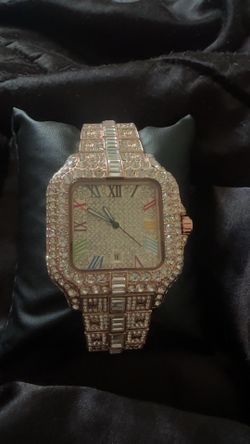 Iced out watch