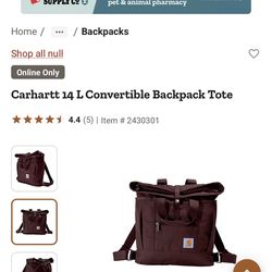 Carhartt backpack
