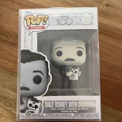 Walt Disney With Drawing Funko Pop