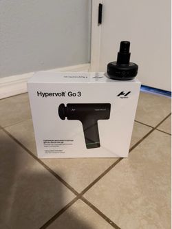 BRAND NEW Sealed Hyperice Hypervolt Go 3 + Heated Head Bundle