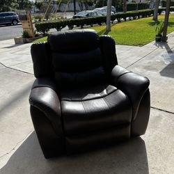 Leather Rocker Recliner