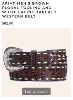 Ariat  Men’s Brown Belt