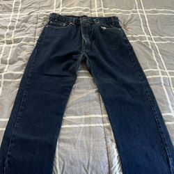 505 Dark Blue Levi Jeans