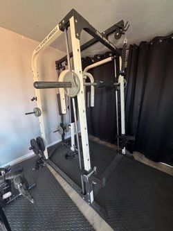 Complete Home Gym – Smith Machine + 170 lbs Weights + Total Gym XLS