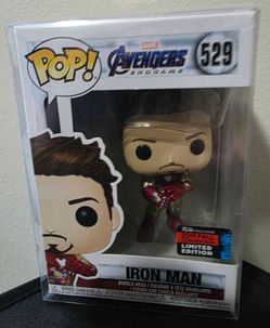Funko Pop! Marvel Avengers: Endgame Iron Man (unmasked) Fall Convention *Limited Edition*