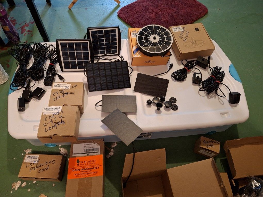 Solar Water Fountains
