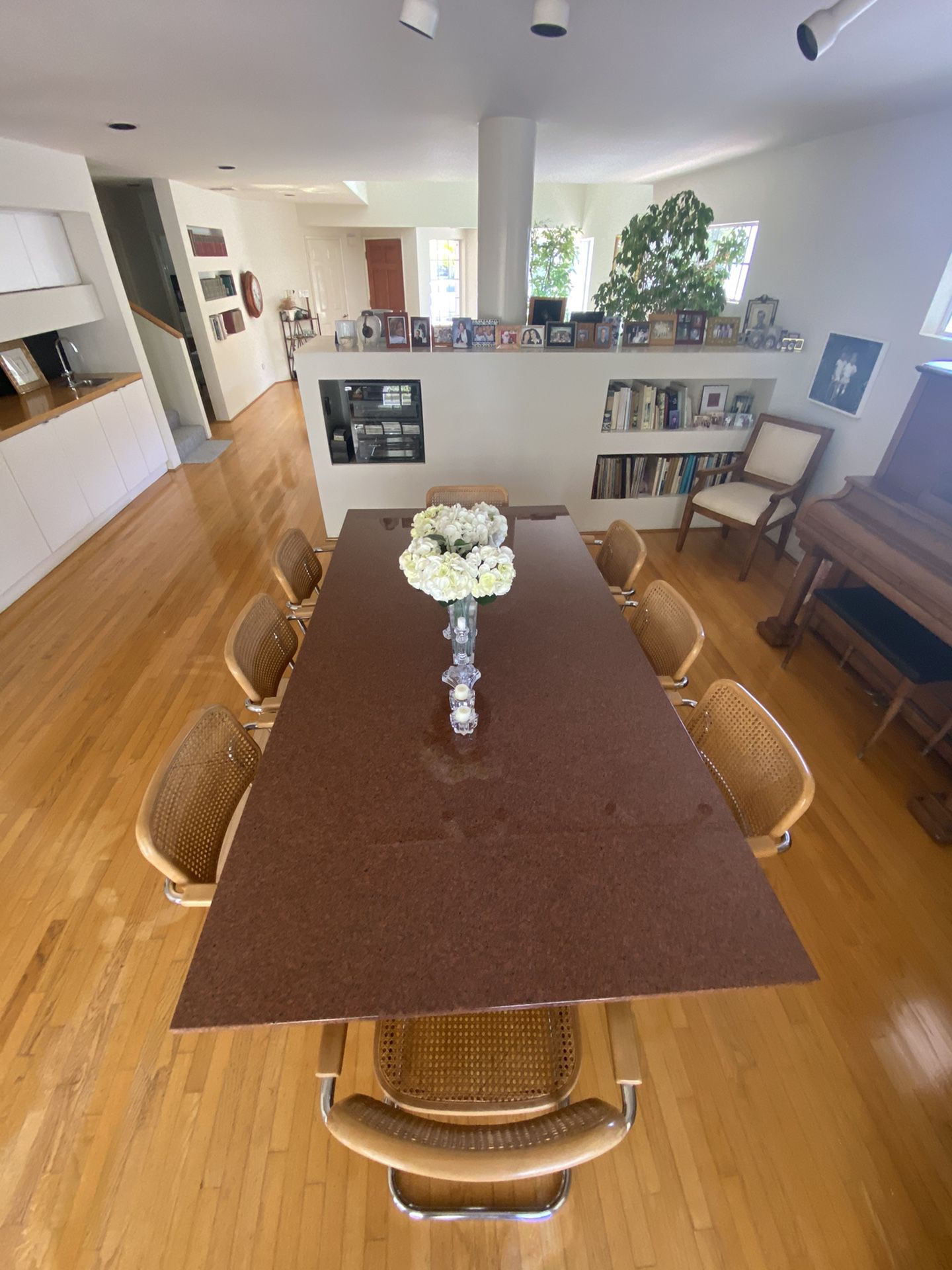 Red Granite Dining Table