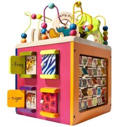 B. Toys Wooden Activity Cube