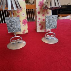 Two New Tea Light Holders , Both For $8●