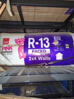 r-13 faced insulation for 2x4 walls