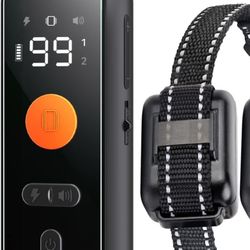 Dog Training Collar - Shock with 1000Ft Remote, Waterproof E for Dogs 3 Modes, Shock, Vibration