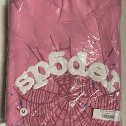 Sp5der Hoodie Pink M