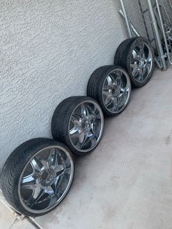 22” dropstars chrome rims