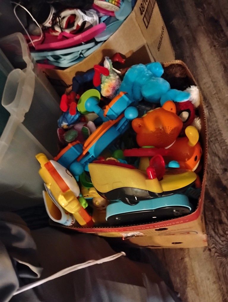 Box Of Baby And Kids Toys $20