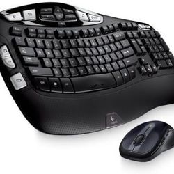 Logitech MK550 Comfort Wave Wireless Keyboard and Mouse Combo New Sealed NIB Electronics