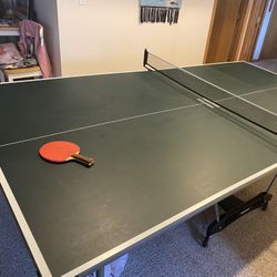Ping Pong Table And Accidentally Accessories 
