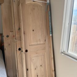 Knotty Alder Wood Doors
