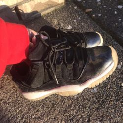 Black Retro Low Jordan 11’s