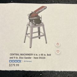 Disk And Belt Sander