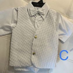 Toddler White Outfit 