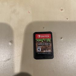 Minecraft Nintendo Switch - Game Only - Very Good Condition