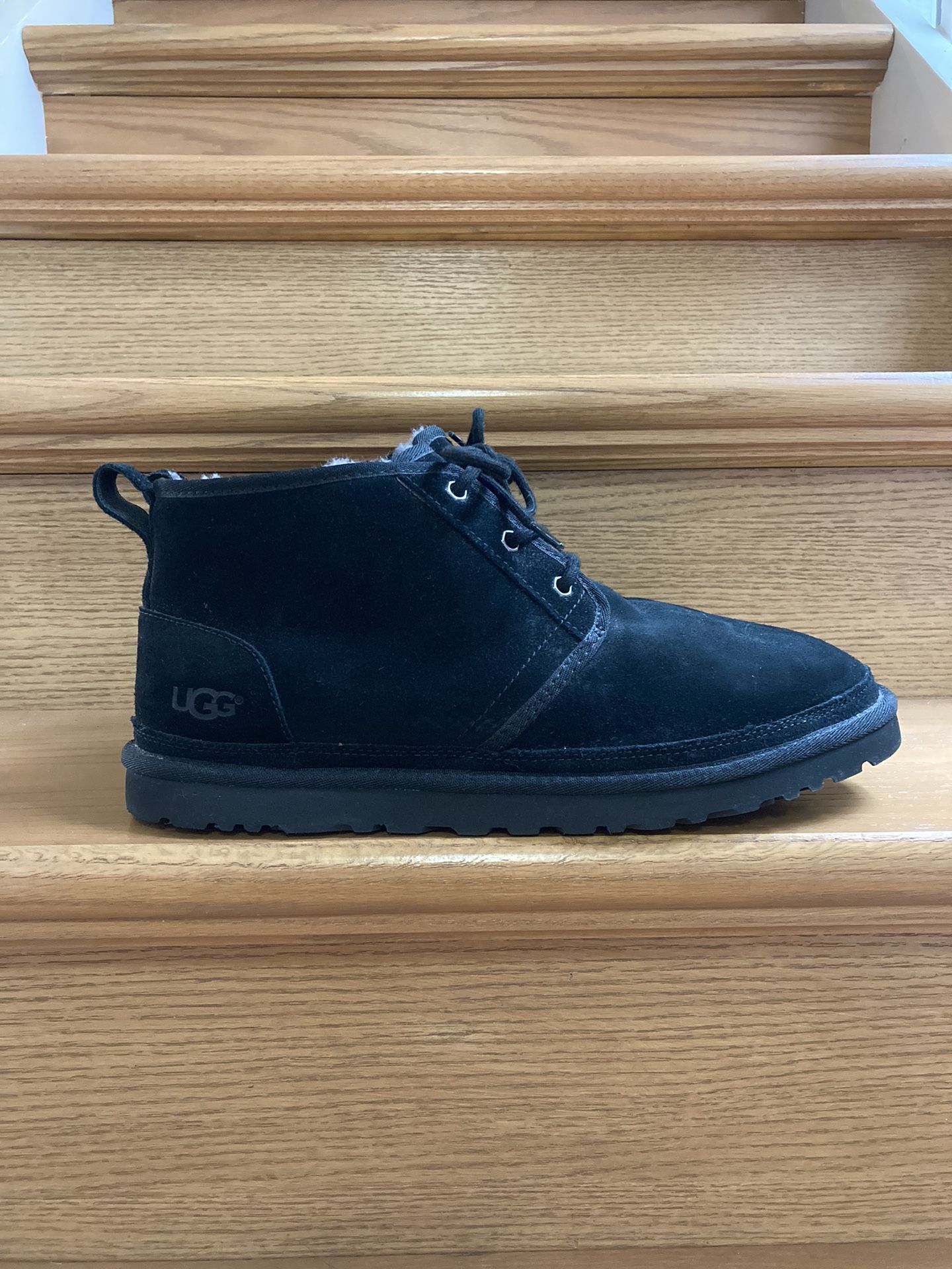 UGG Men’s Neumel Black Suede Winter Chukka Boots