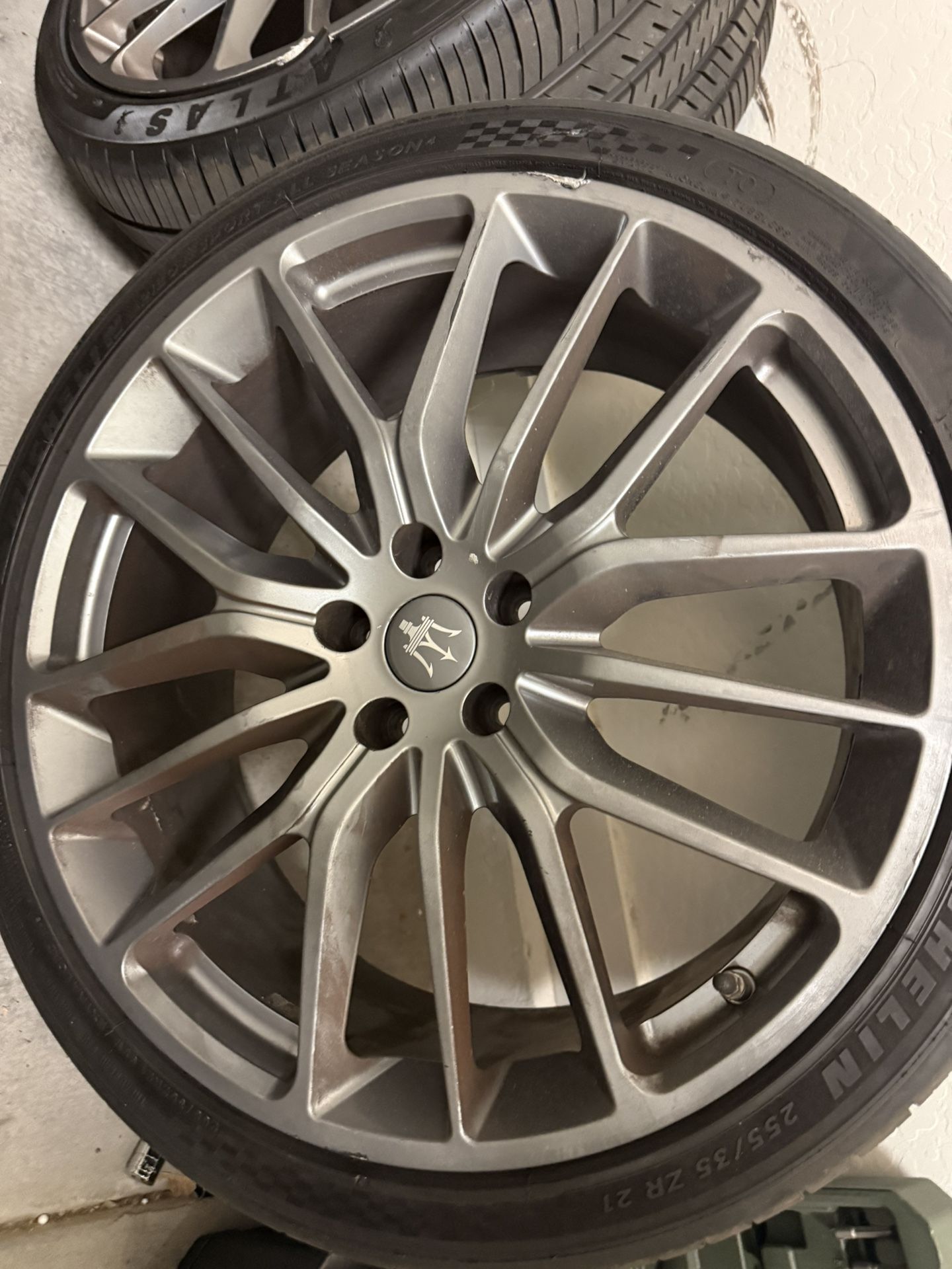 21” Maserati OEM Wheels & Tires Set 