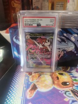 PSA 9 Mega Scrafty ex Pokémon Card #270