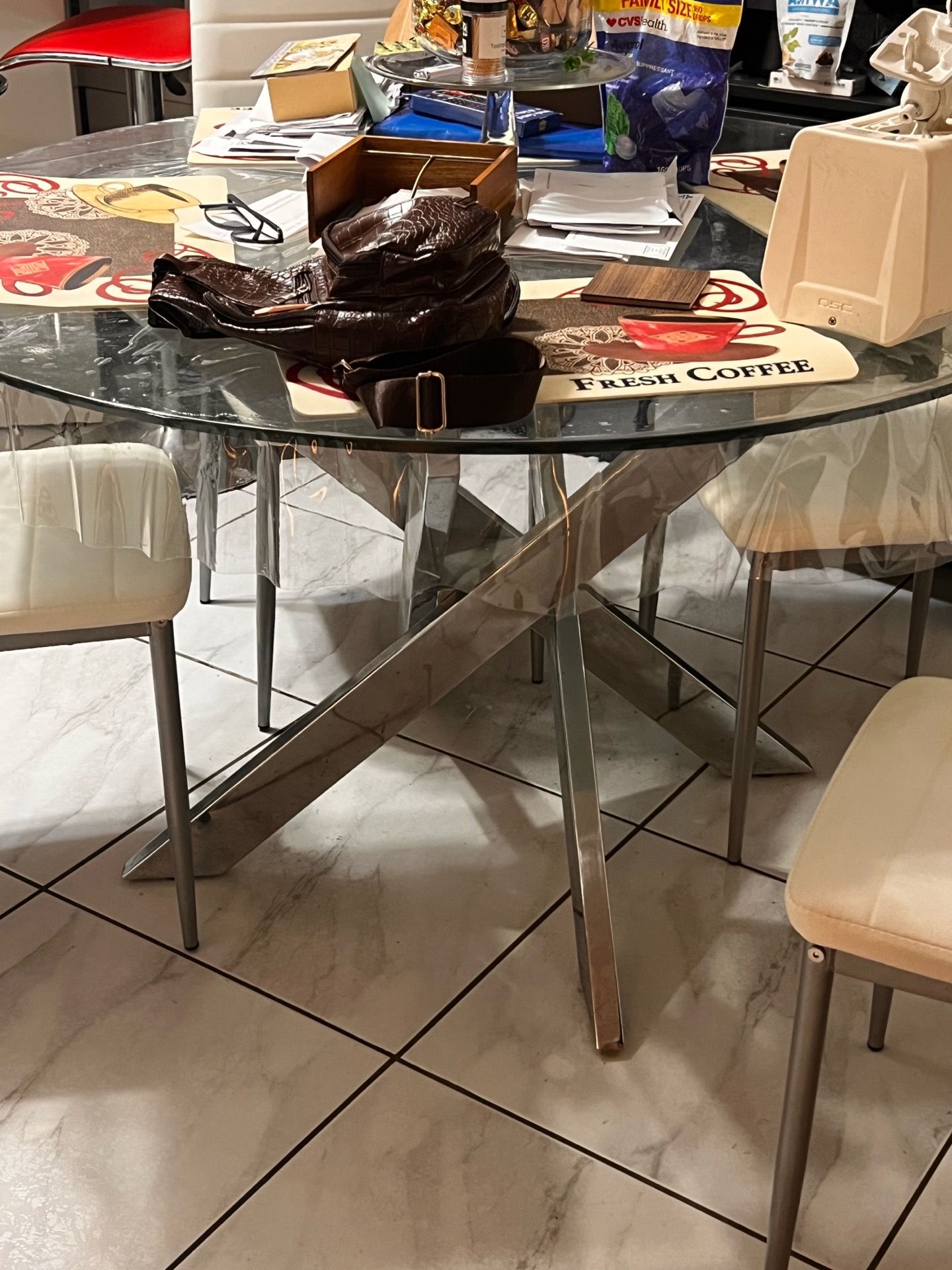 Juego de comedor de 4 sillas