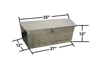 35"x12"x12" Aluminum Trailer Tongue Tool Box Underbed Storage Pickup Trailer