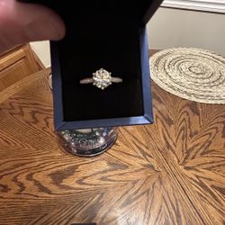 Stunning Lab Made A Diamond Ring