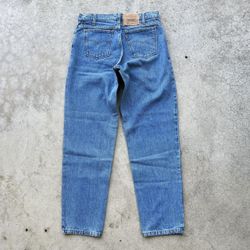 Vintage 90’s Levi’s 550 Orange Tab Blue Jeans