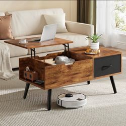 Lift top coffee table