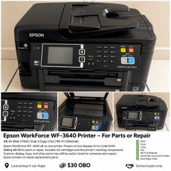 Epson WorkForce WF-3640 All-in-One Printer