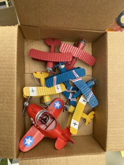 Die Cast Airplane Ornaments