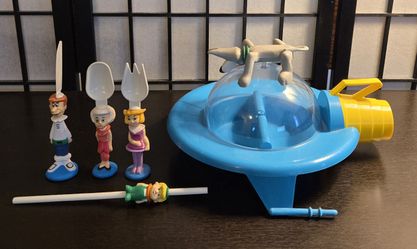 Vintage 1989 Starwares Hanna Barbara The Jetsons Dinnerware PlaySet