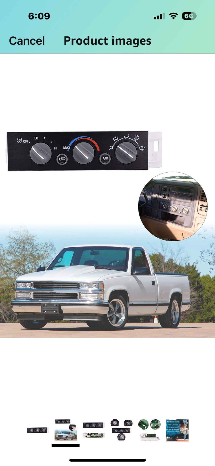 Control Heater And Ac Chevy See Pics For Fitment