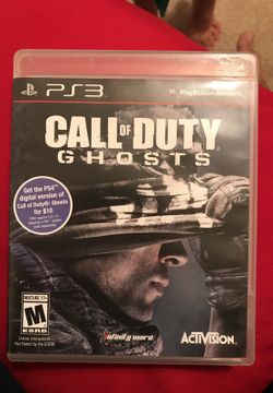 Ghosts PS3 great condition 10$