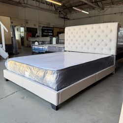 New Queen Bed With Mattress