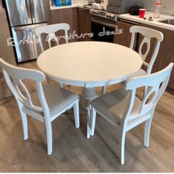 Cute Small Round Dining Table Set 