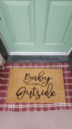 Winter Custom doormat