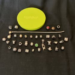 Chamilia Bracelet And 36 Charms.   Still Available as Of 2/3/25.       Price Lowered