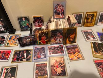 Michael Jordan, Bird, Johnson and other old basketball cards