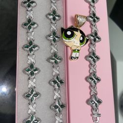 Necklace And Bracelet Set