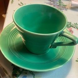 Fiesta HARLEQUIN Green Tea Cup & Saucer Set 