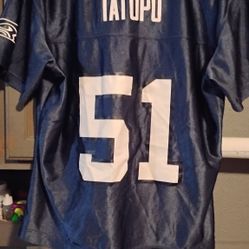 Tatupu Youth Size  Large #51 Or Women's Size Small !!